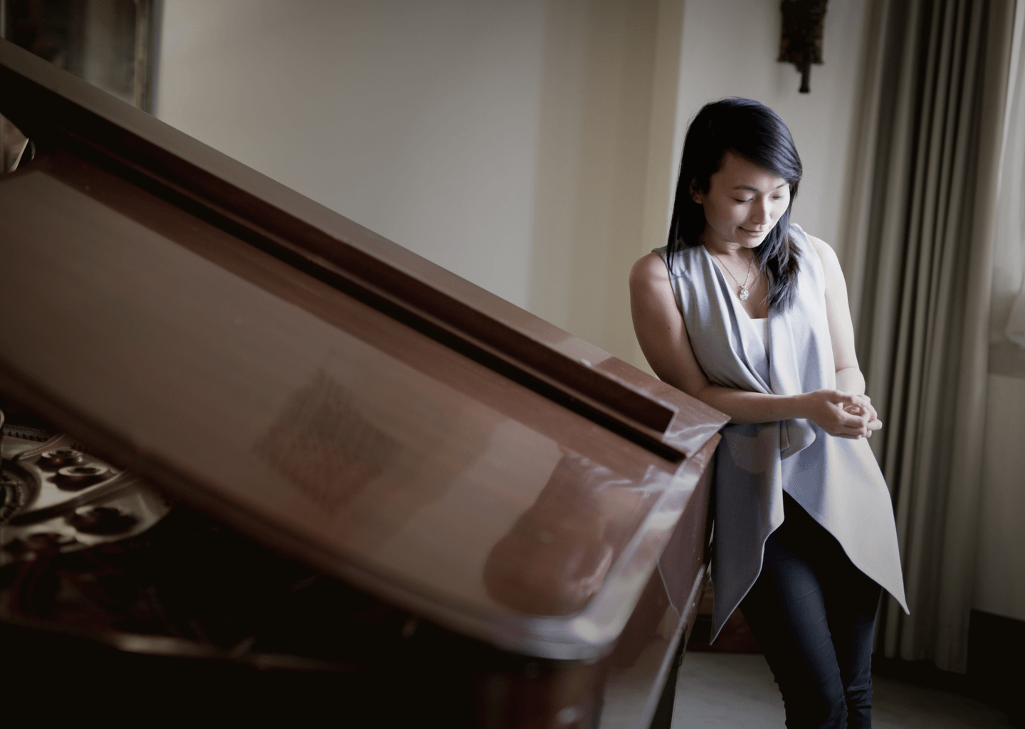 yvonne choi on her piano